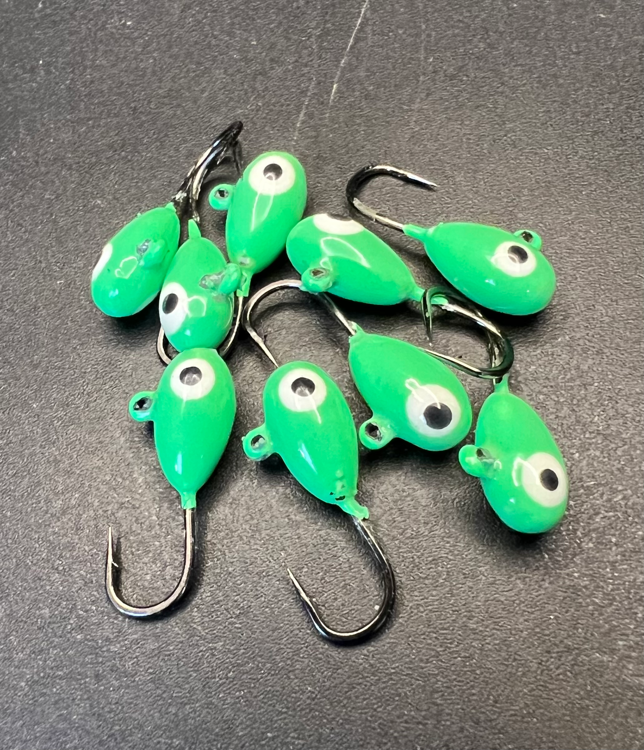 Larry UV Glow 1/16 Steelhead / Ice Jig #10 3x  strong Voodoo hook image 0
