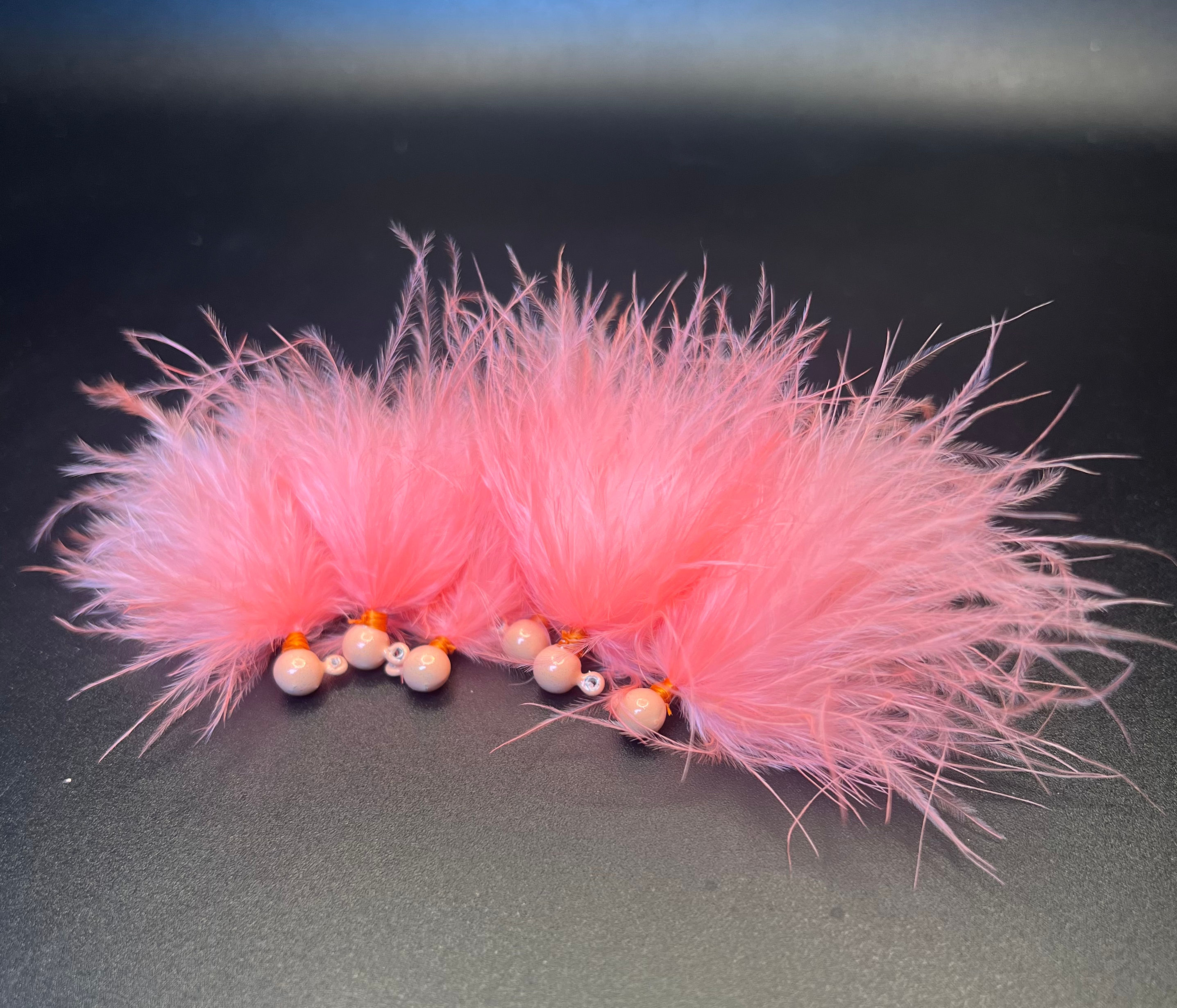 Salmon Patty  1/32 oz Maribou Steelhead Jig  #4  3x Strong Voodoo Tackle Hook image 1