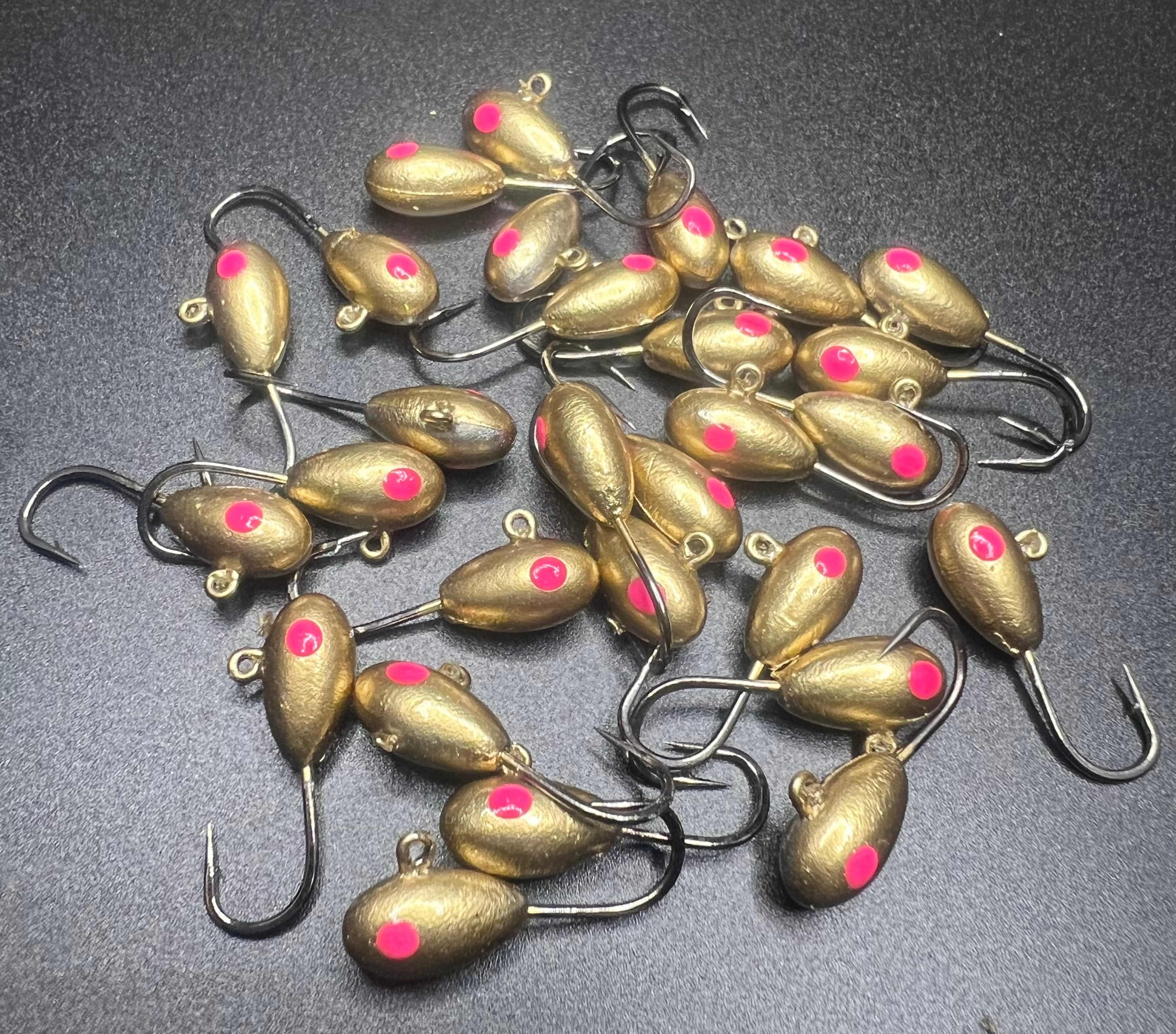 Golden Girl UV 1/16 Steelhead / Ice Jig #10 3x  strong Voodoo hook image 0