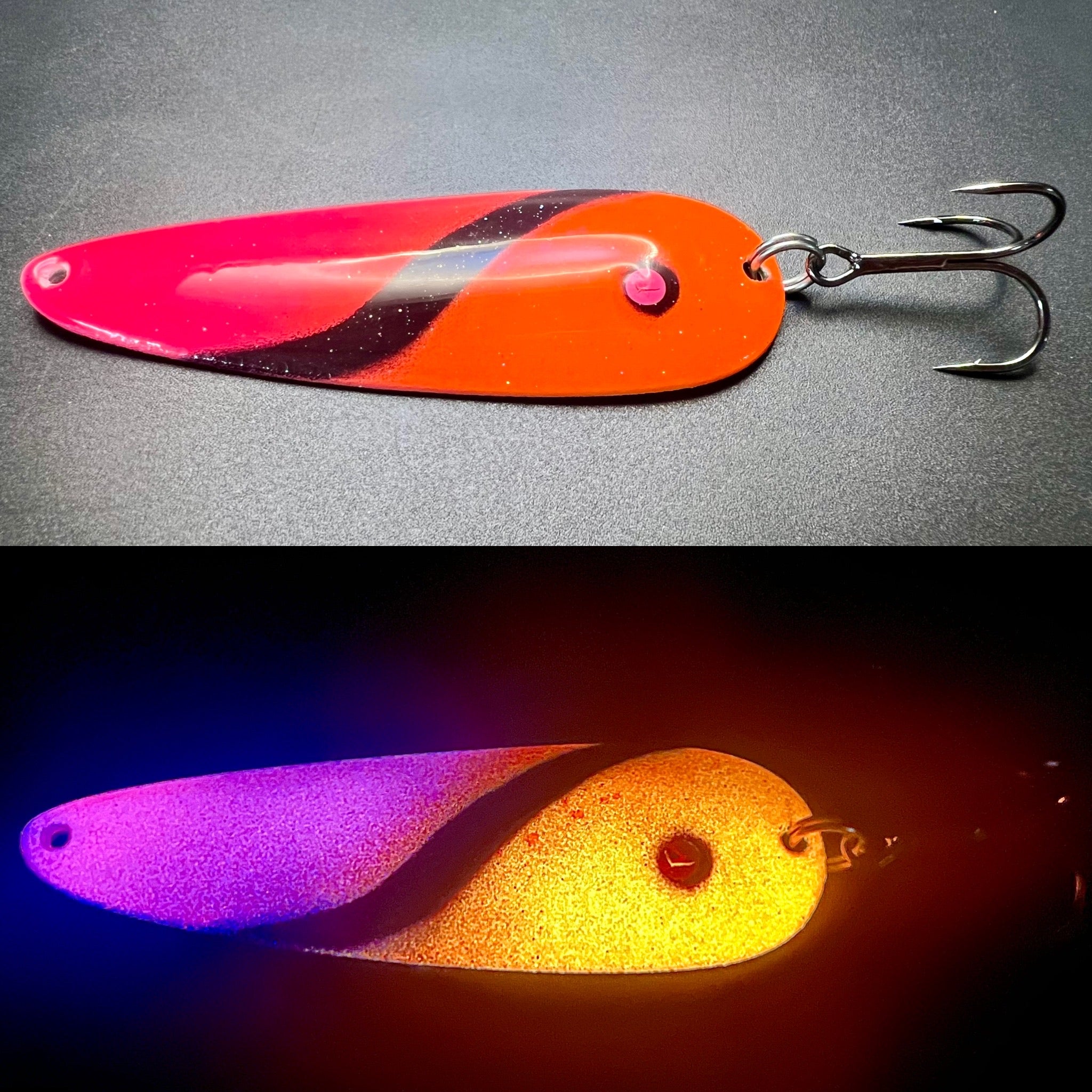 Solar Flare UV Super Glow 1 oz Casting Spoon