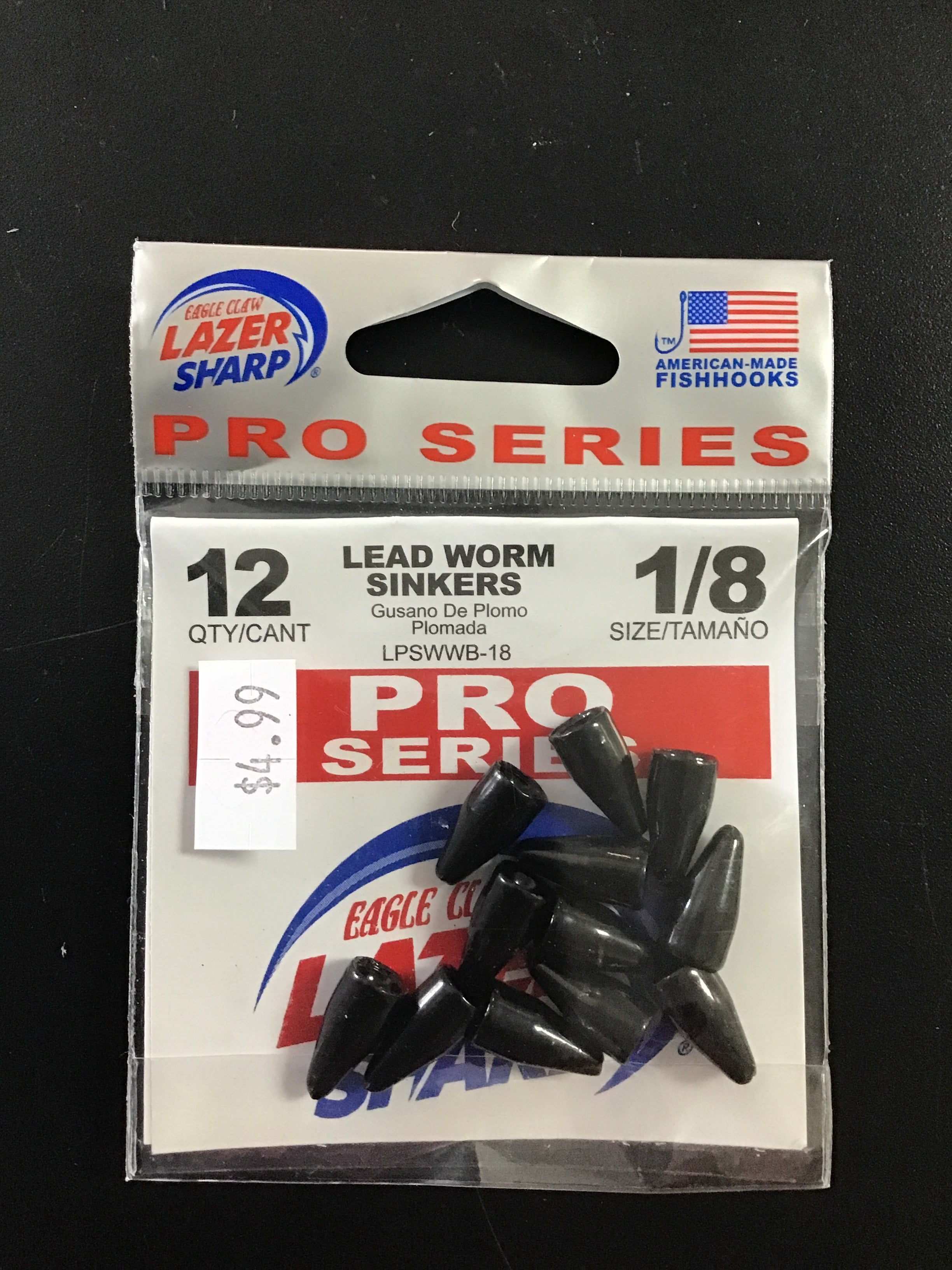 Worm Sinkers 1/8