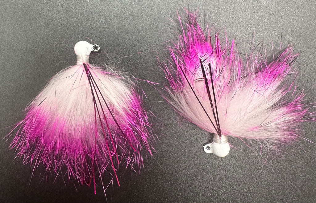 Prom Night 1/32 oz Steelhead Hair Jig  #4 Hook 2pack image 1