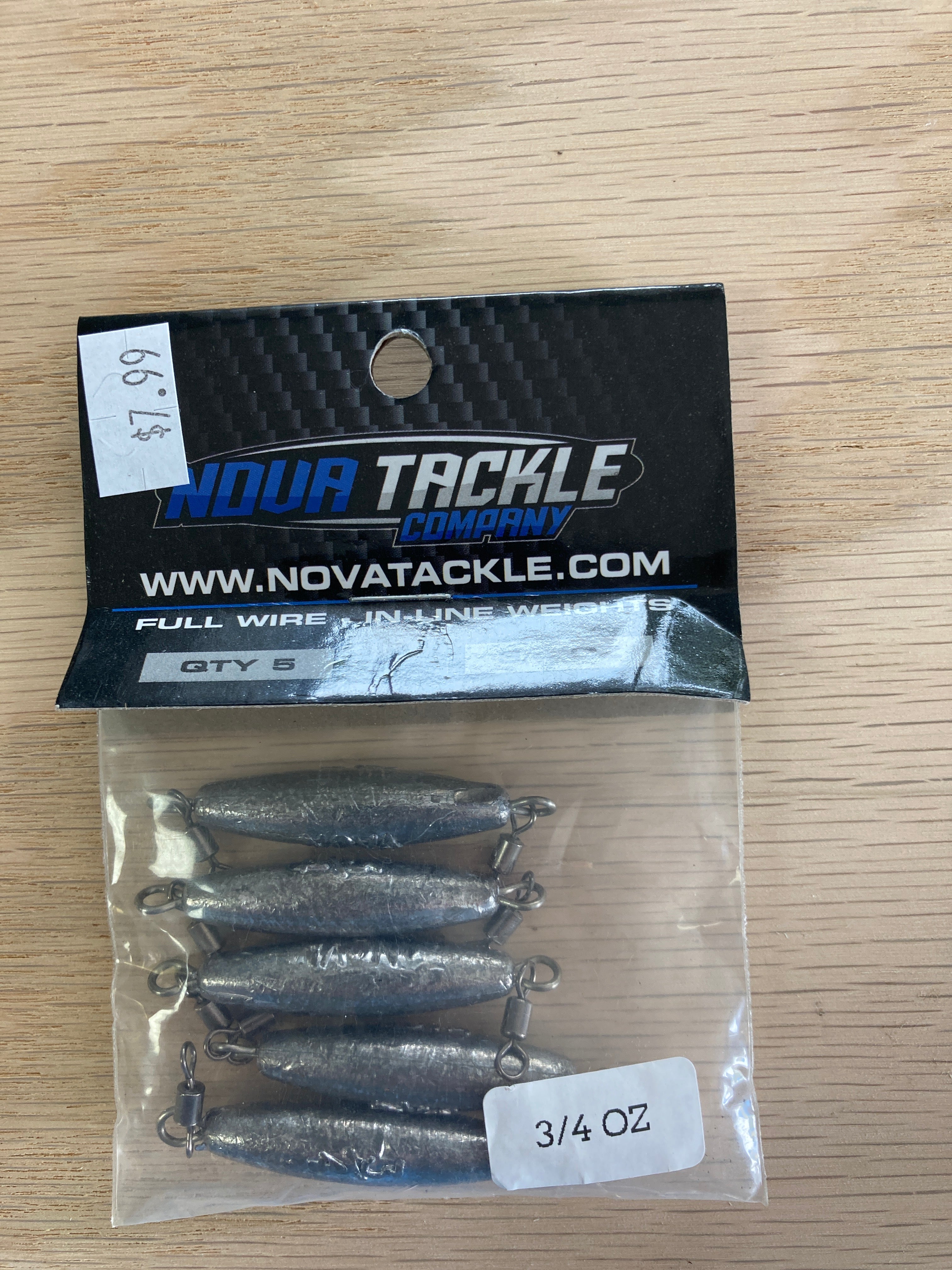 Nova 3/4 ounce in line weight