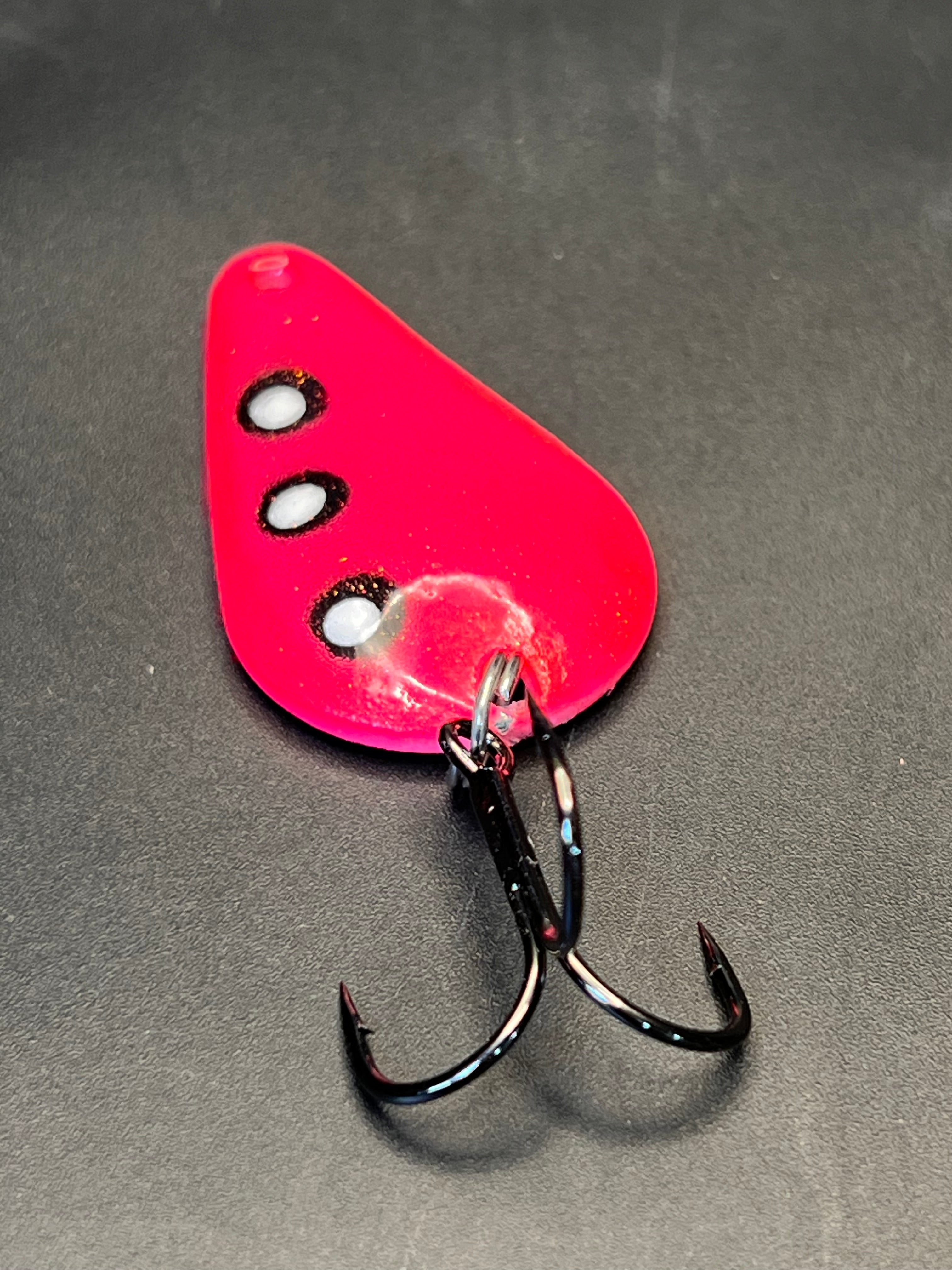 Black Eyed Berries Glow TJ Bobbler Casting Spoon
