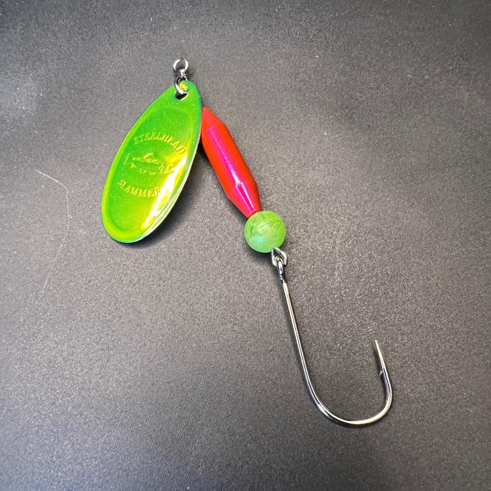 Watermellon Chartnasty Candy Pink 1/3 oz In-line Spinner #4 Blade image 0