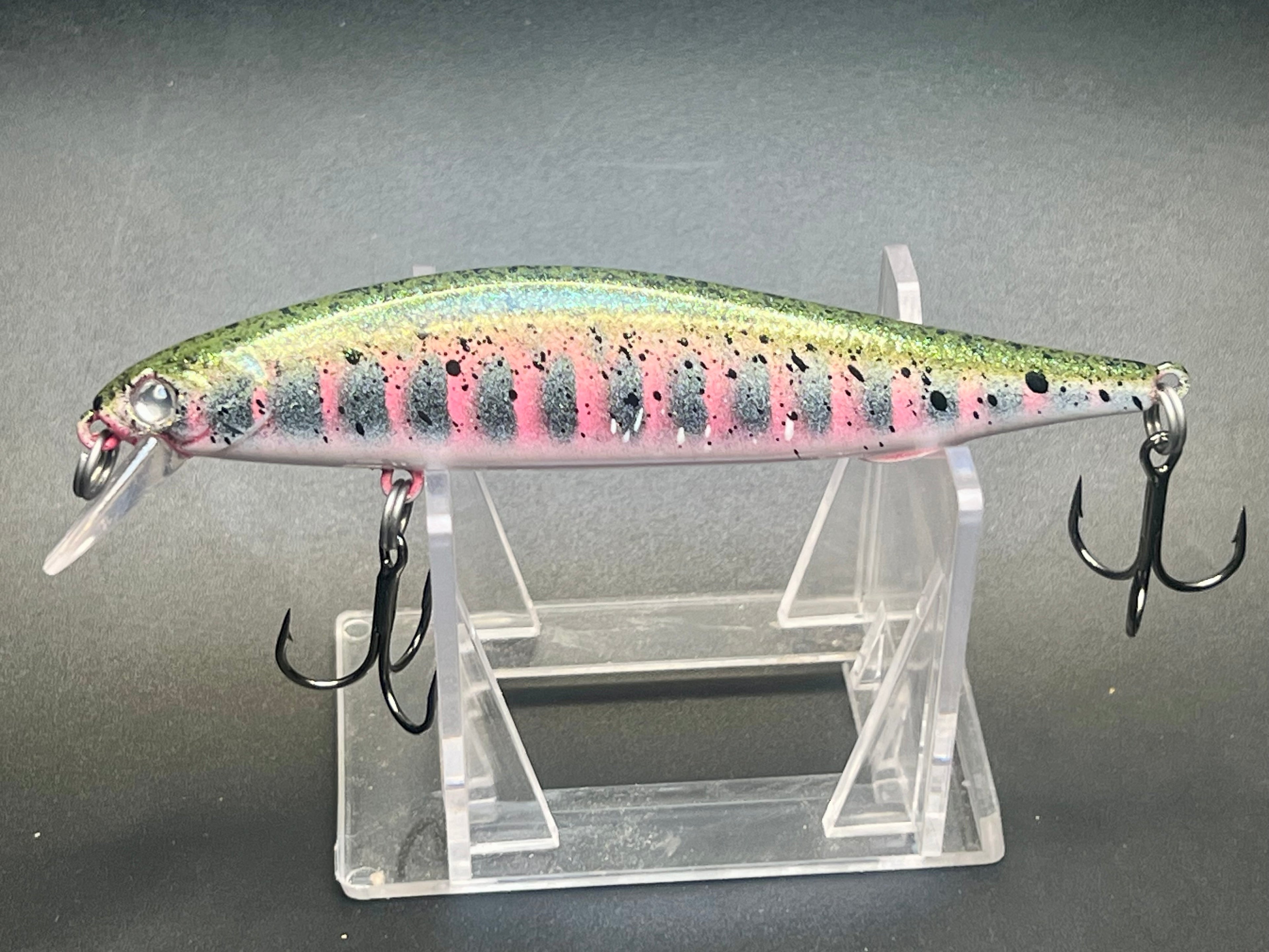 Smoltinator Clickbait Series 4.25in 1/2 oz Jerkbait with 3x  hook