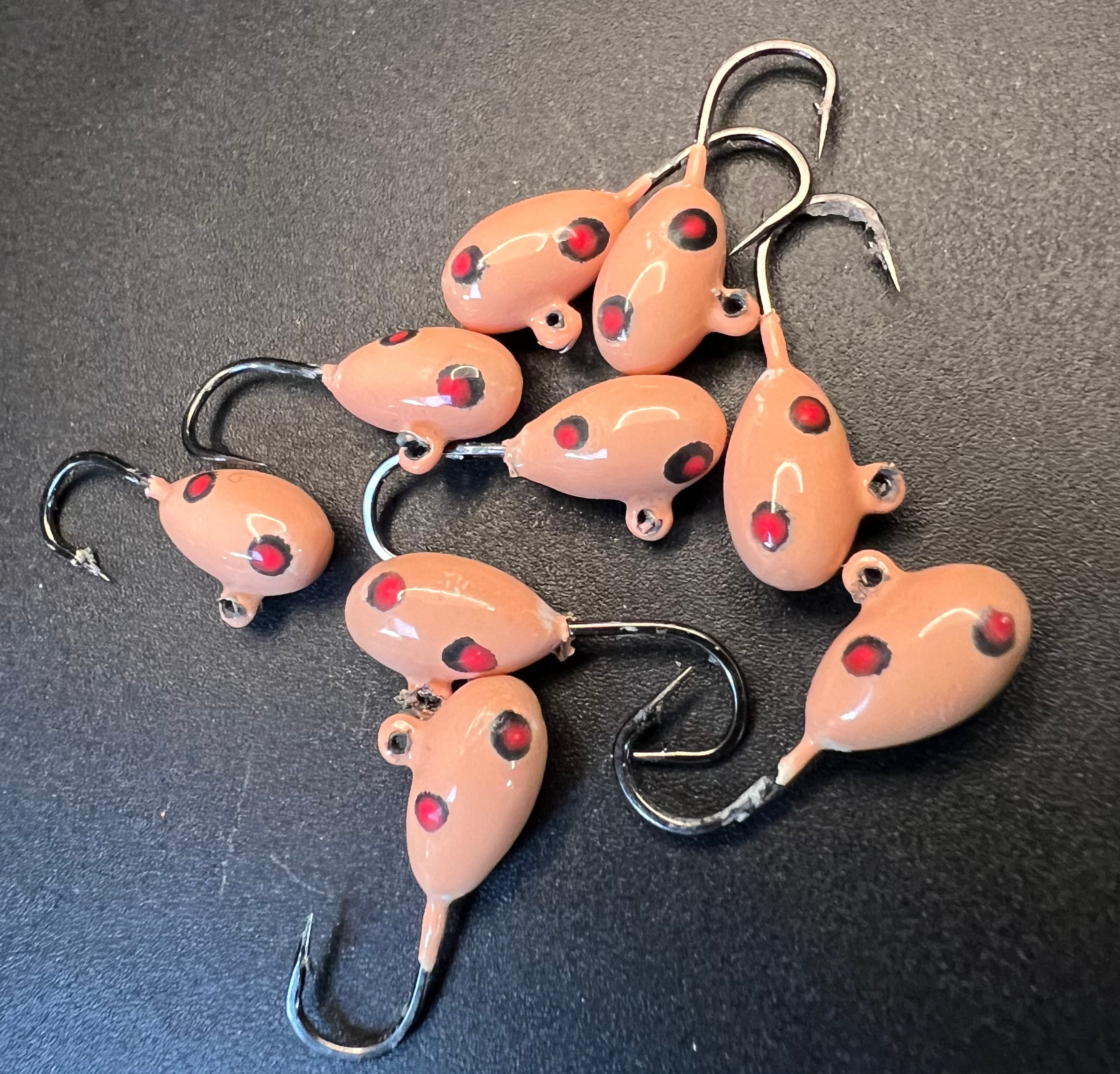 Fishonium UV Glow 1/16 Steelhead / Ice Jig #10 3x  strong Voodoo hook image 0