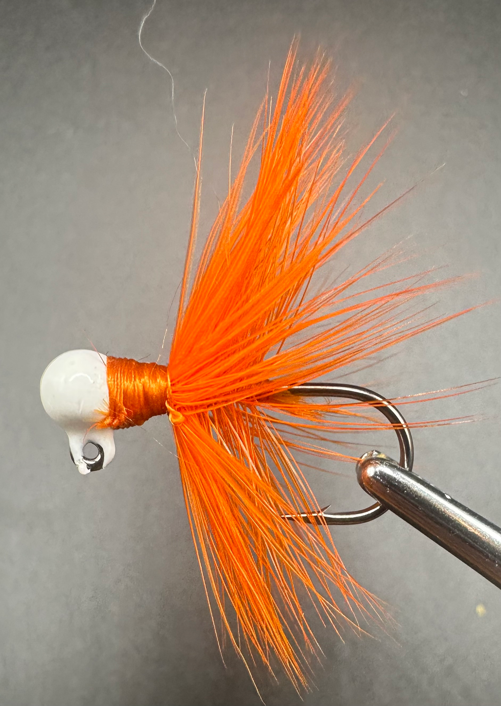 Orange Cream Soda 1/32 oz Steelhead Hair Jig  #4 Hook image 0