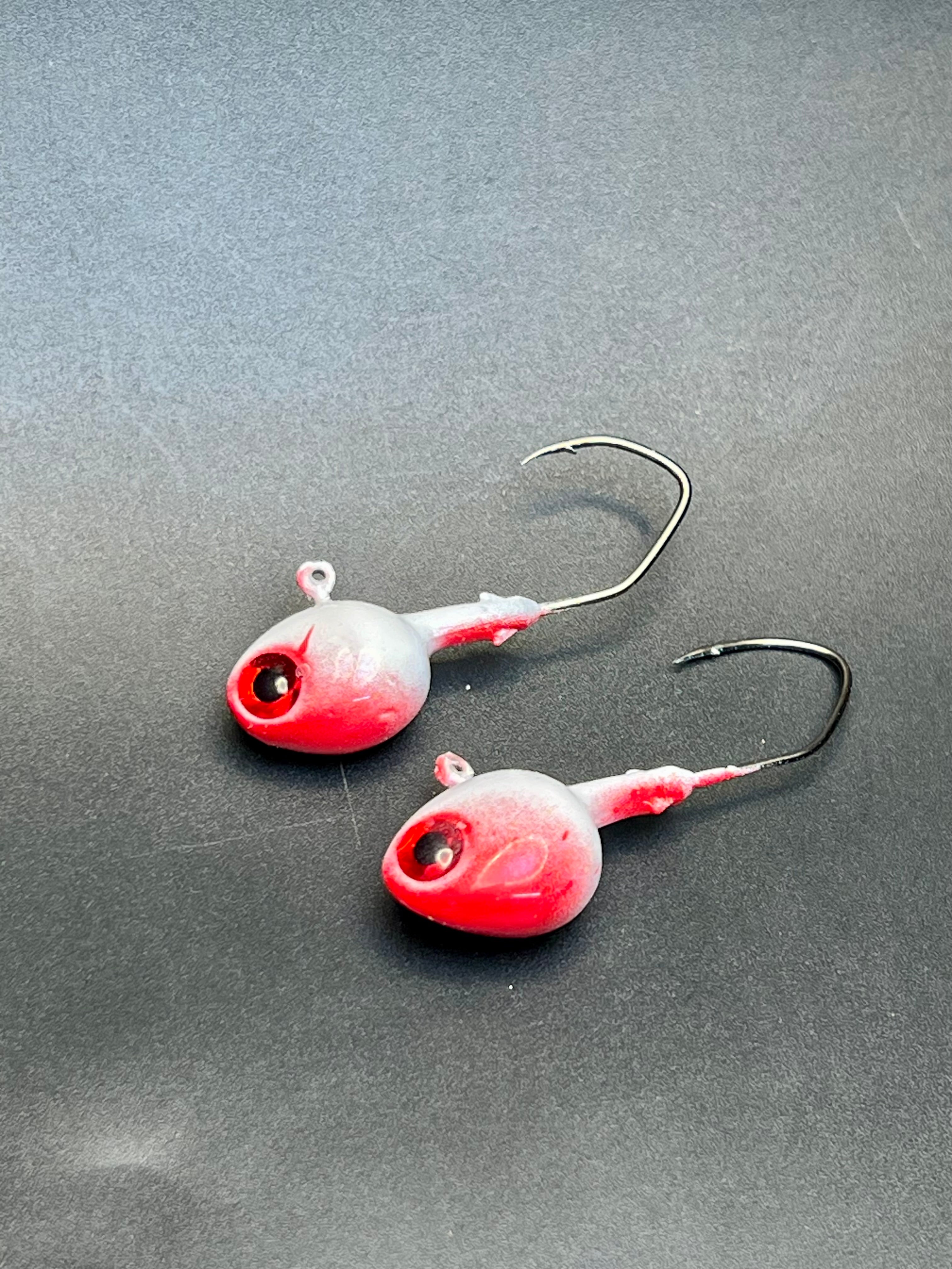 Bloody Nose UV Walleye Jig 2 Pack