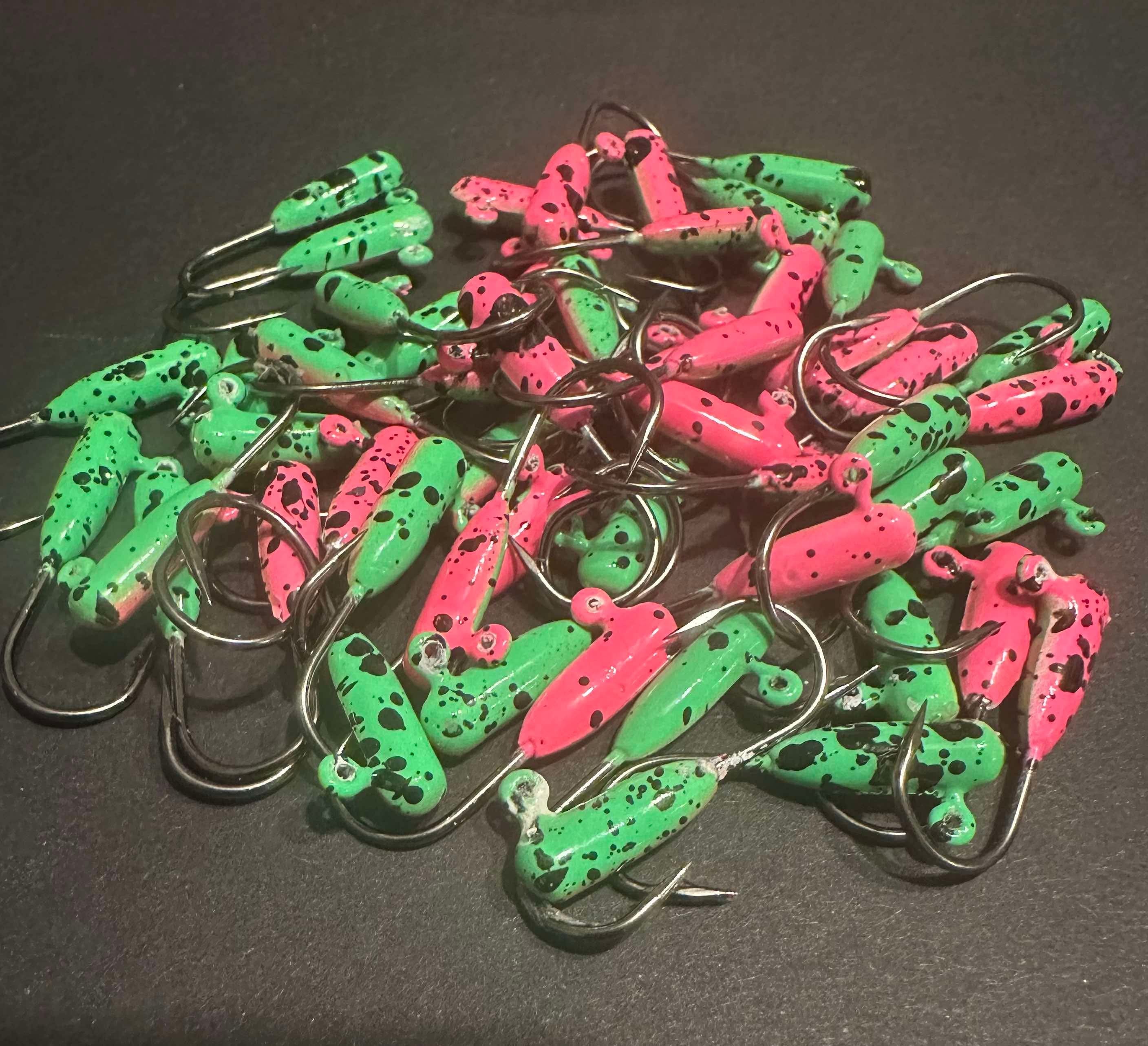 Troutermelon UV Glow Steelhead Tube Jig #4 3X Strong Voodoo Hook image 0