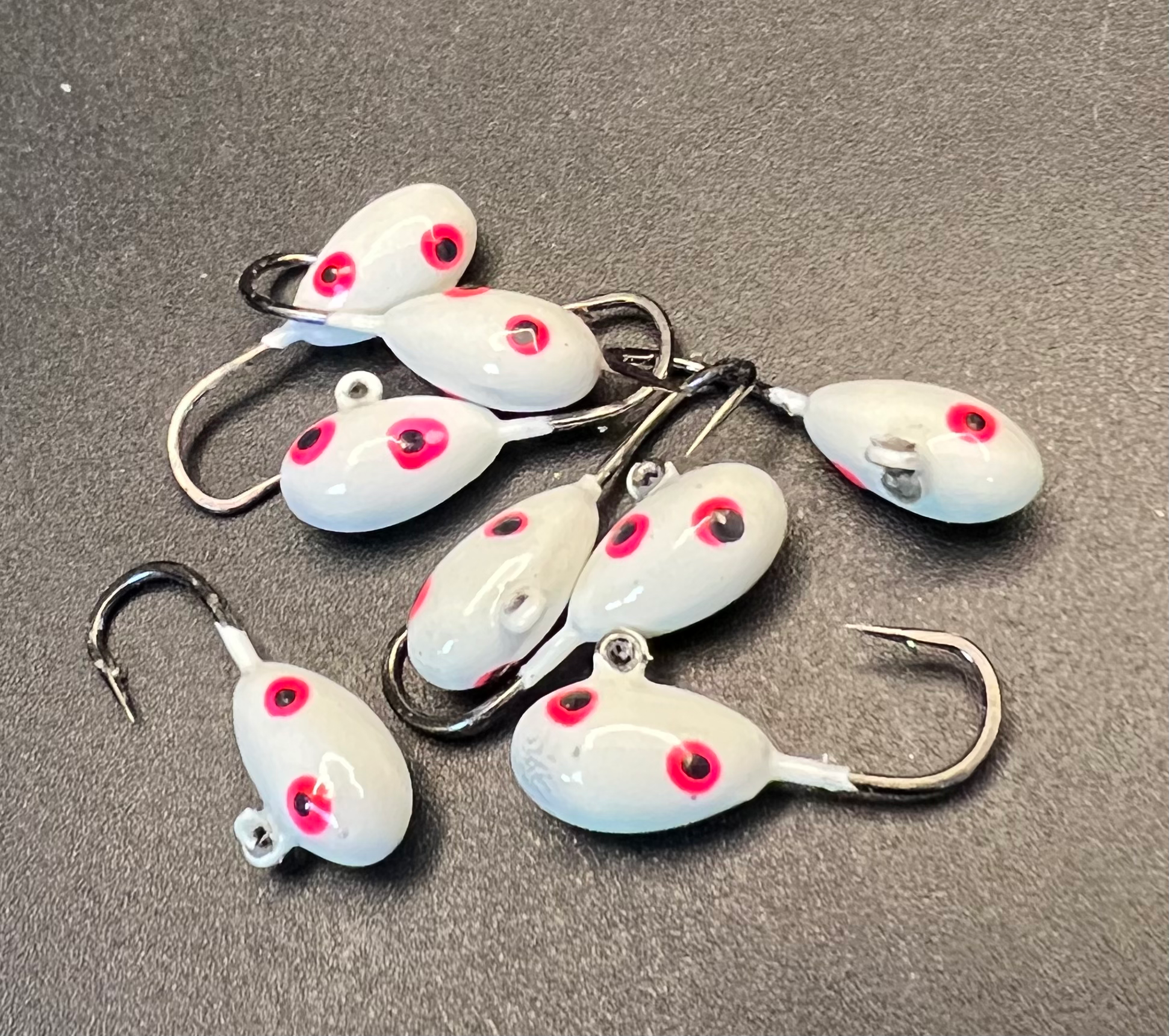 Nuclear Power UV Glow 1/16 Steelhead / Ice Jig #10 3x  strong Voodoo hook image 0