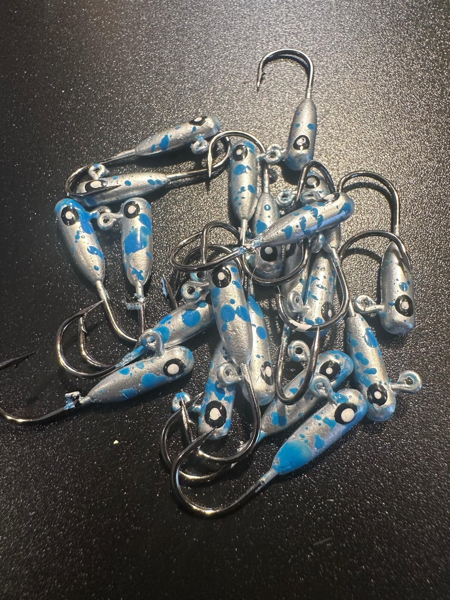 Honolulu Blue UV  Steelhead Tube Jig #4 3X Strong Voodoo Hook image 0