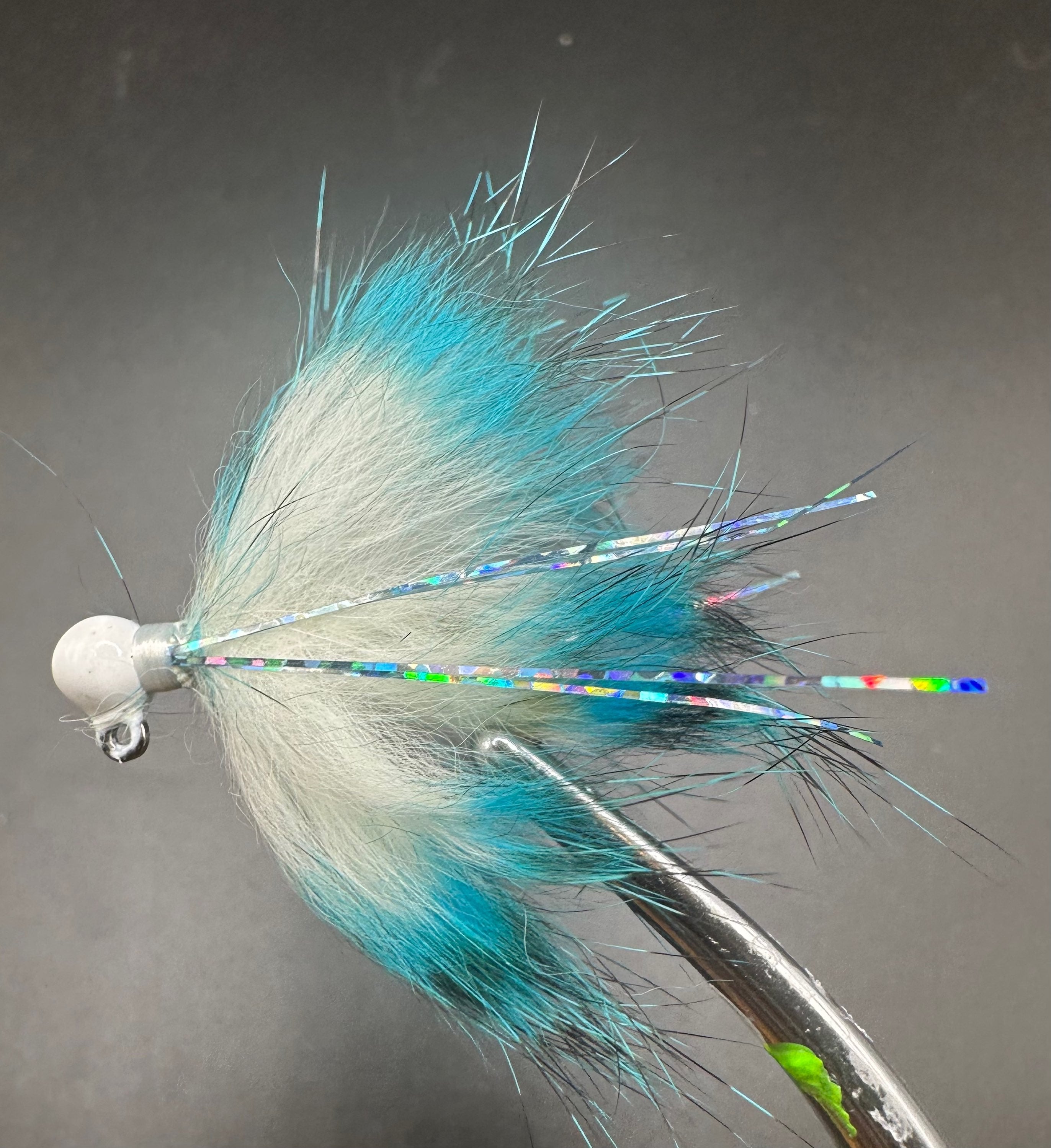 Blue Steel 1/32 oz Steelhead Hair Jig  #4 Hook 2pack image 0