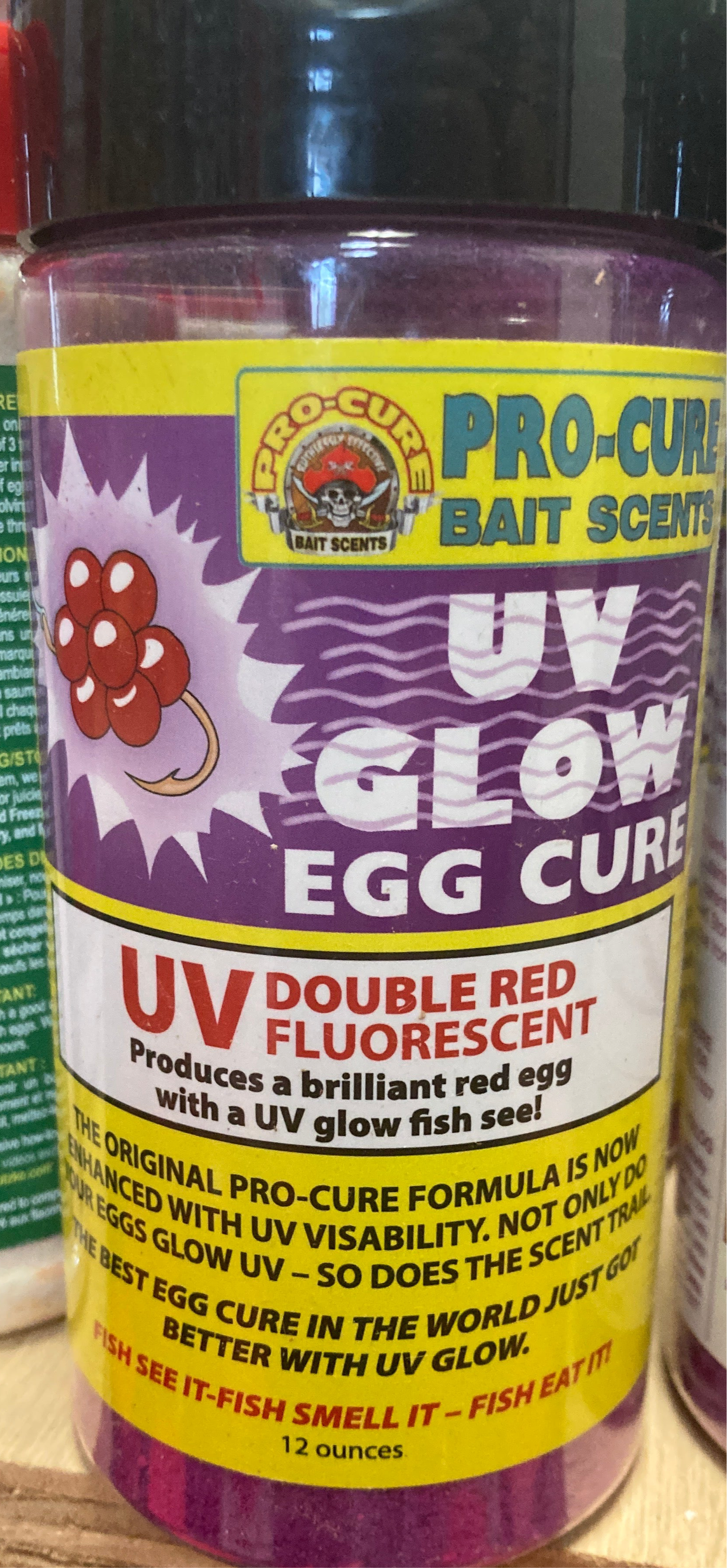 UV glow egg cure