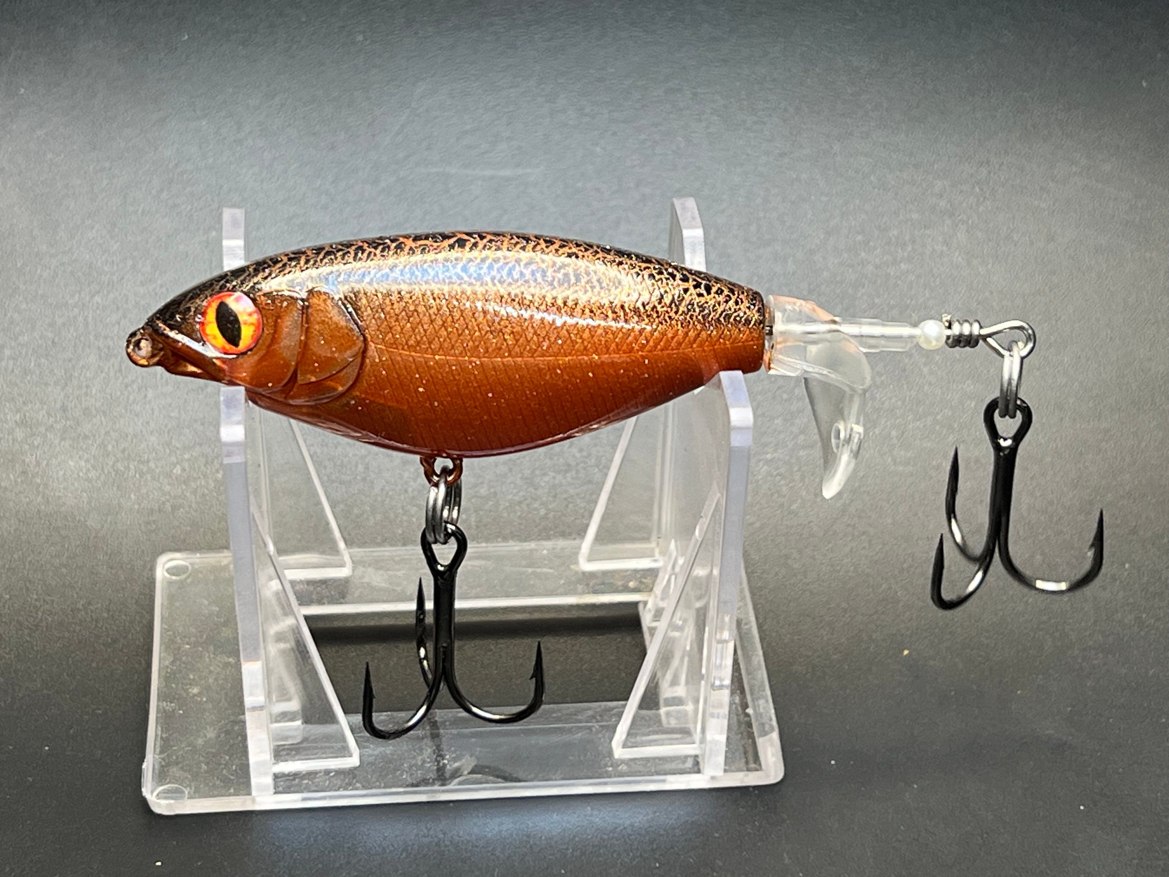 Copper Mirage Flopper Plopper 90mm with 3x Strong Hooks