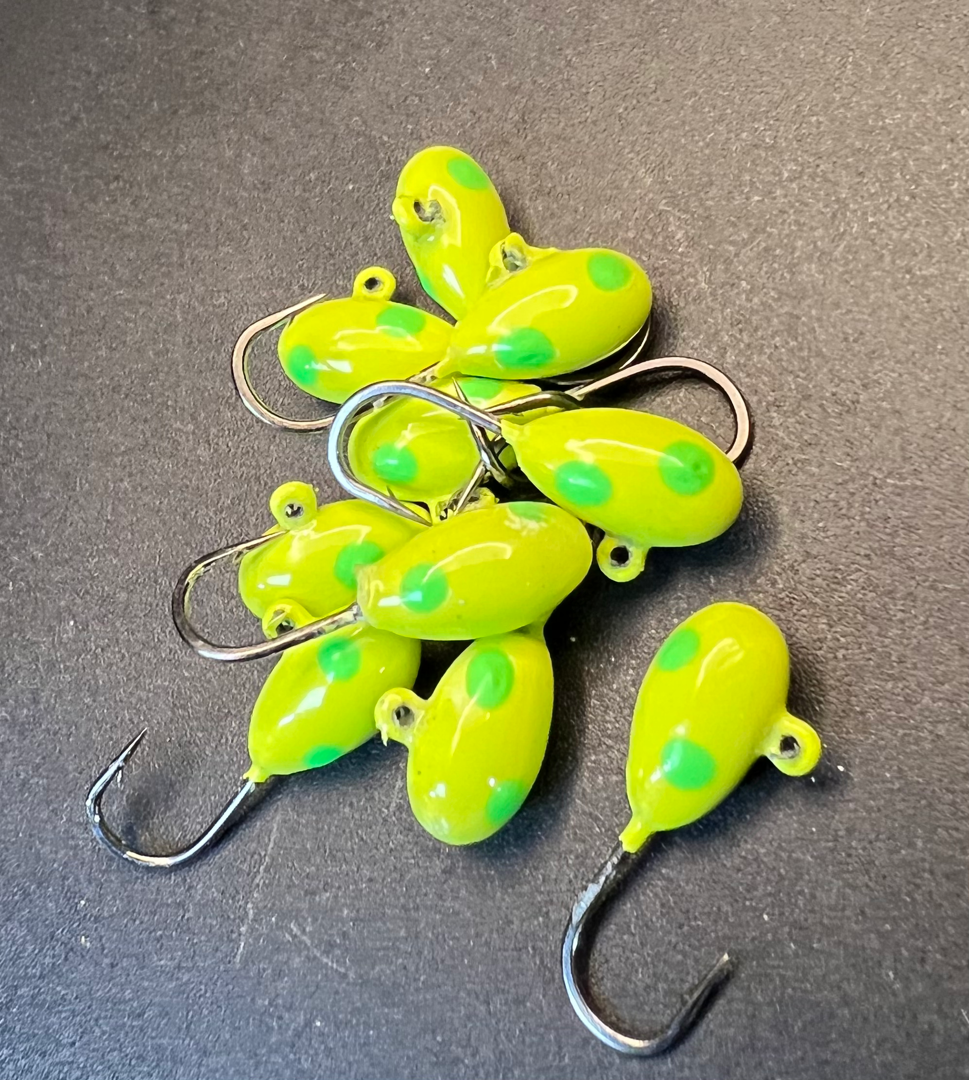 Ye Ole BP UV Glow 1/16 Steelhead / Ice Jig #10 3x  strong Voodoo hook image 0