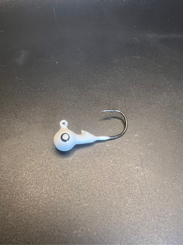 Round Head Jig With Collar & #1 2x Mustad Hook Indestructible Paint Series image 1