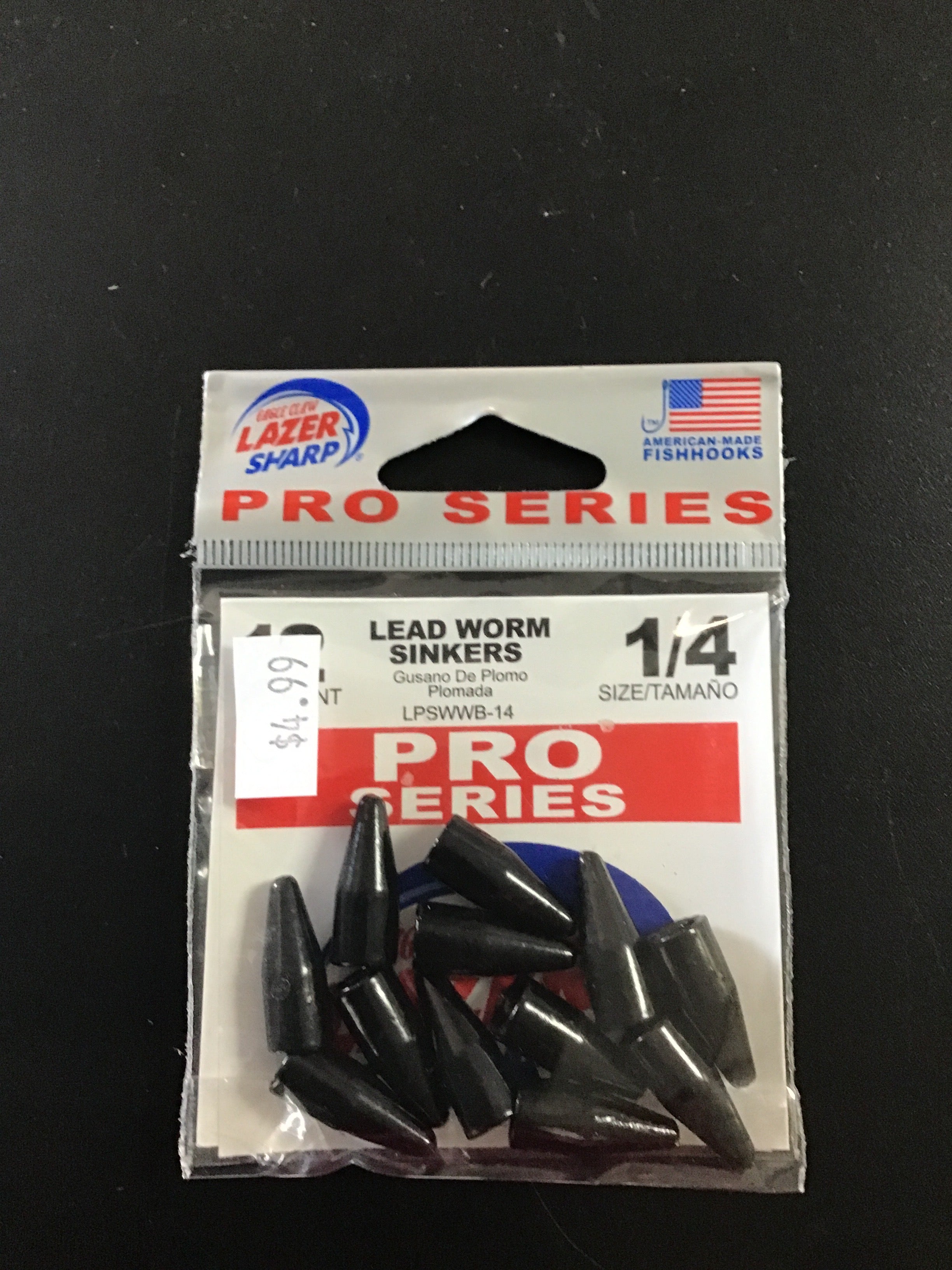 Worm Sinkers 1/4