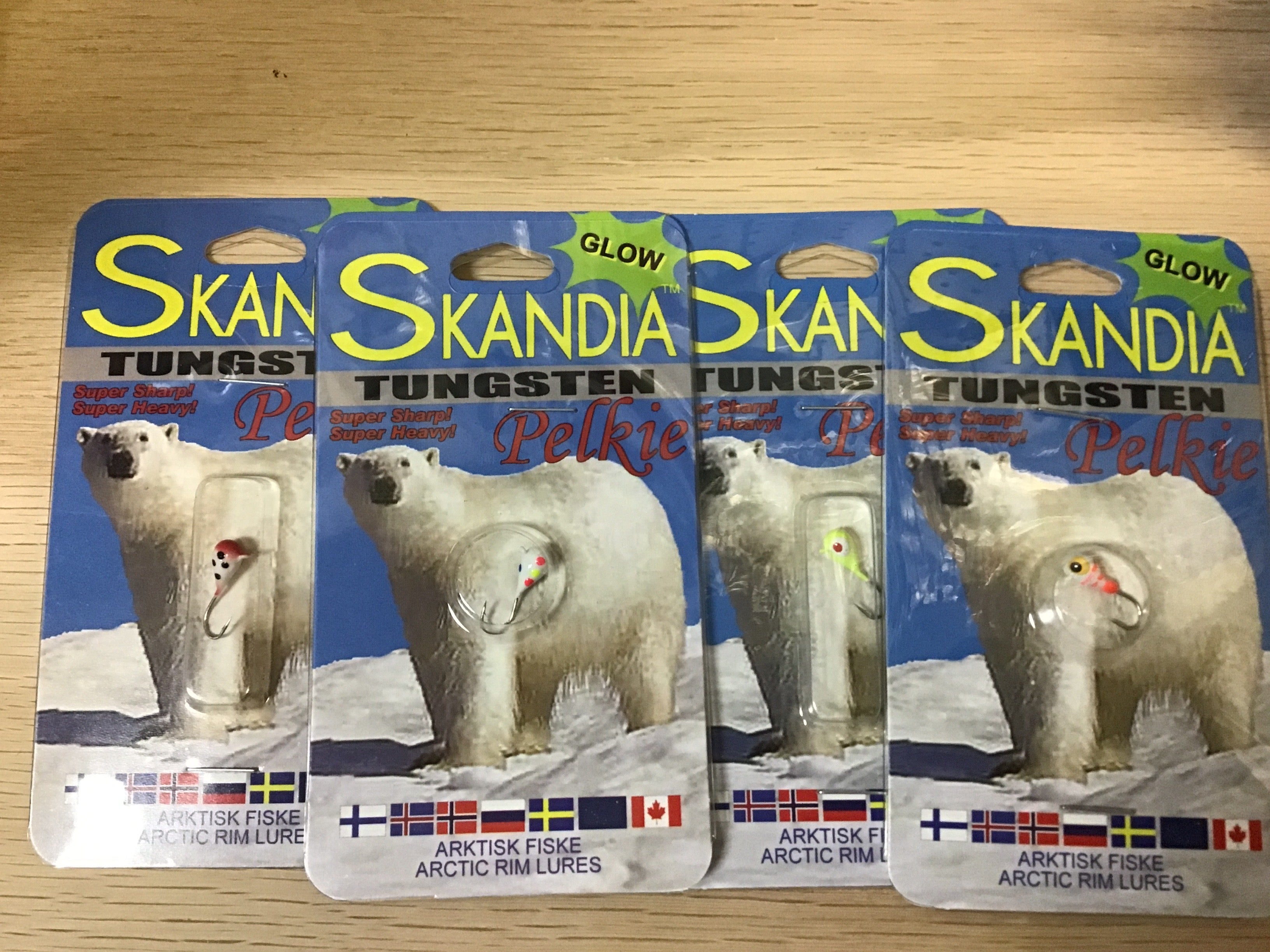 Skandia Tungsten Pelkie Jigs￼