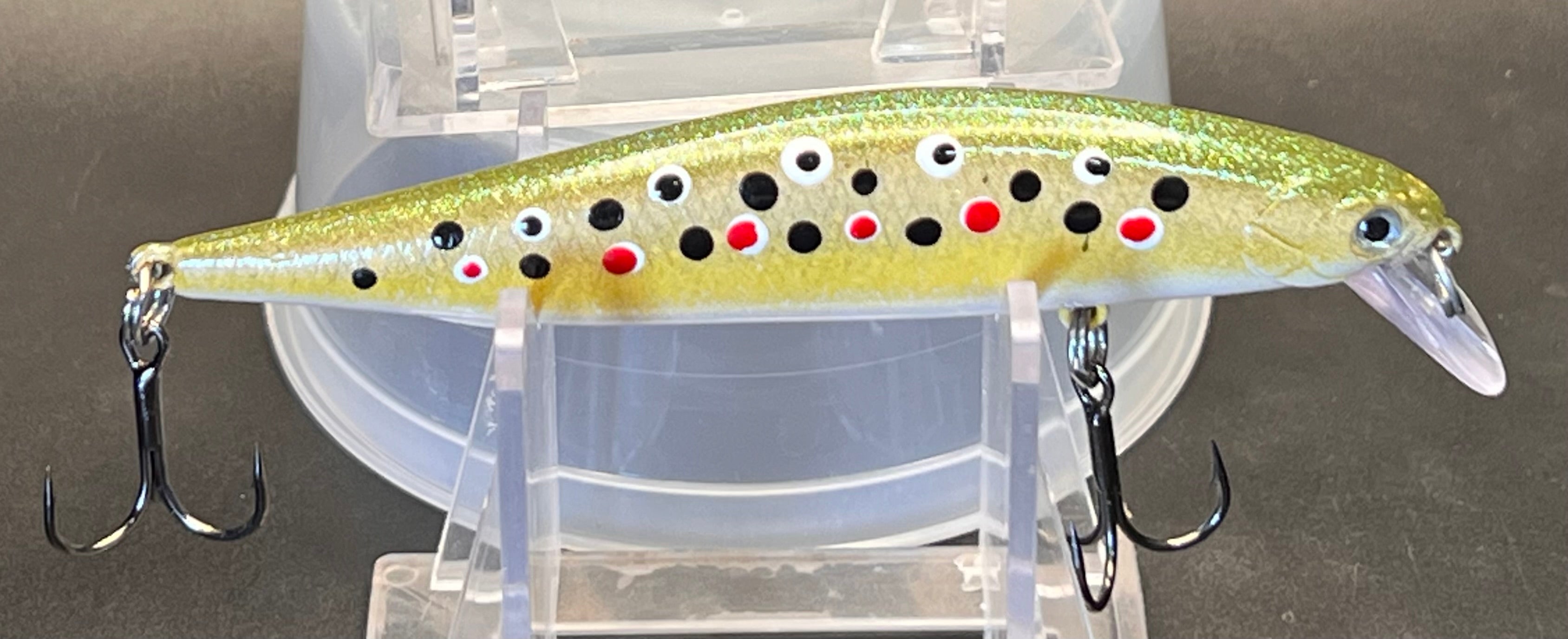 One Off Brown Trout Clickbait Series 4.25in 1/2 oz Jerkbait