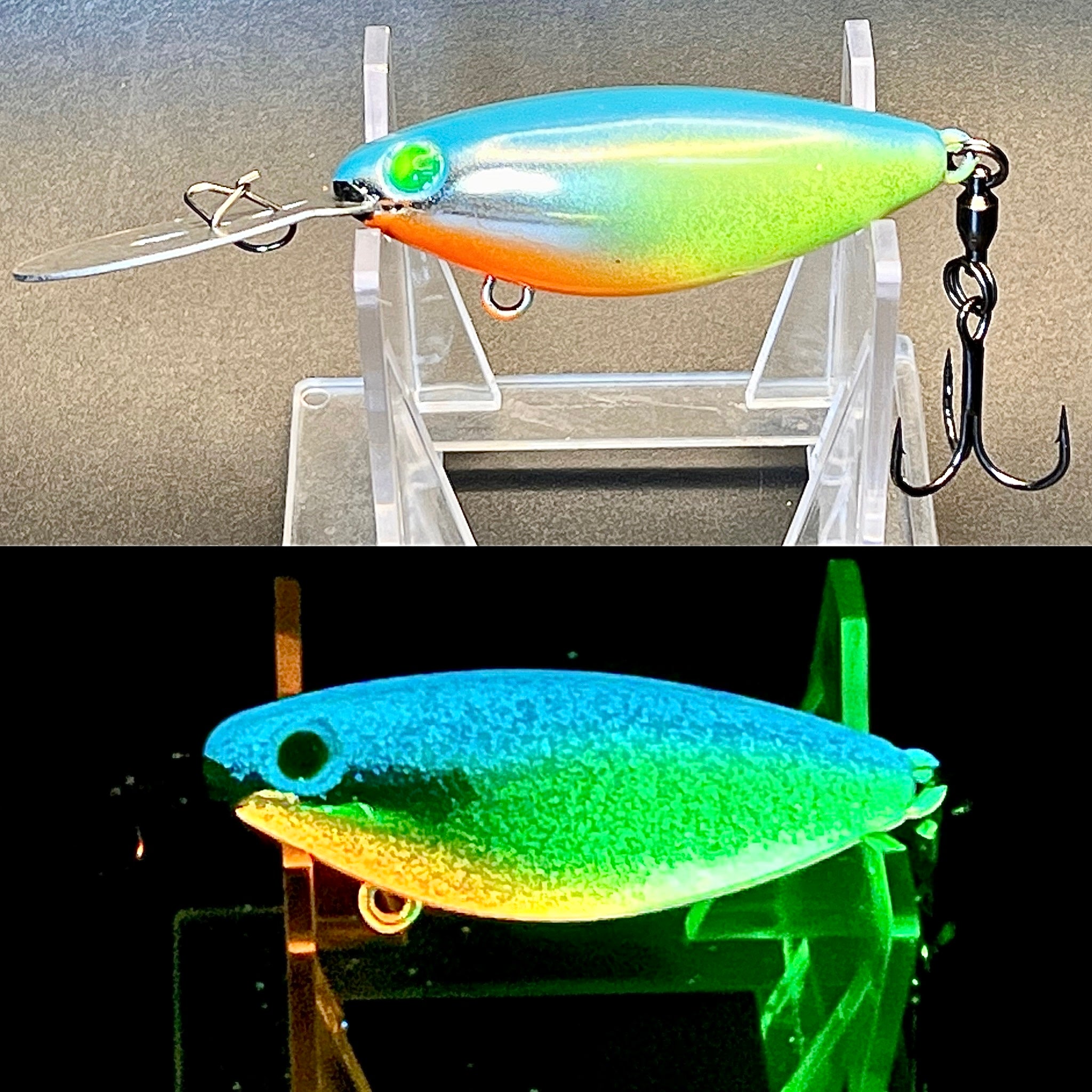 Chernobite UV Not A Tot Rattling Trolling Plug 3X Strong Hook