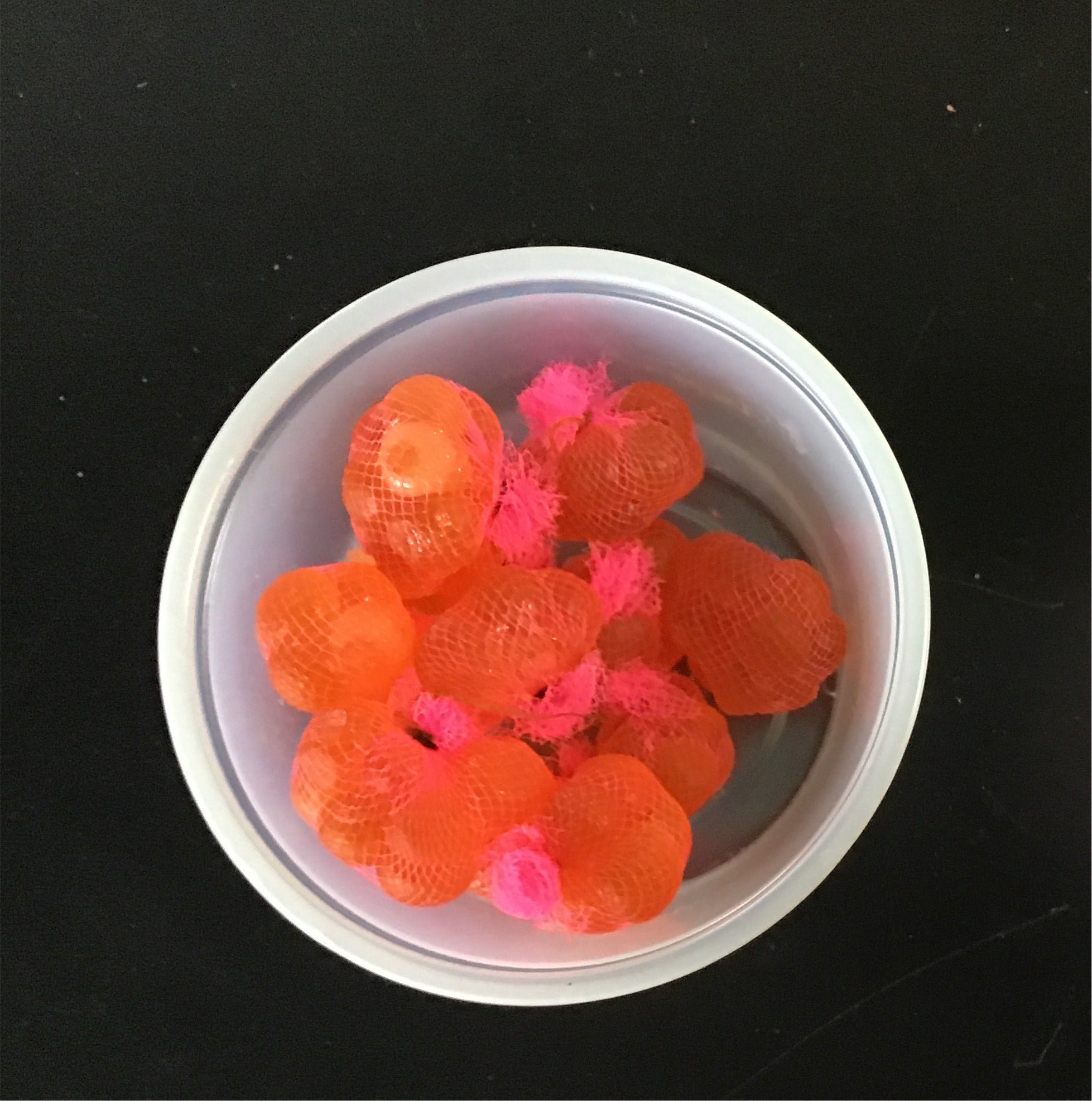 Spawn sacs pink