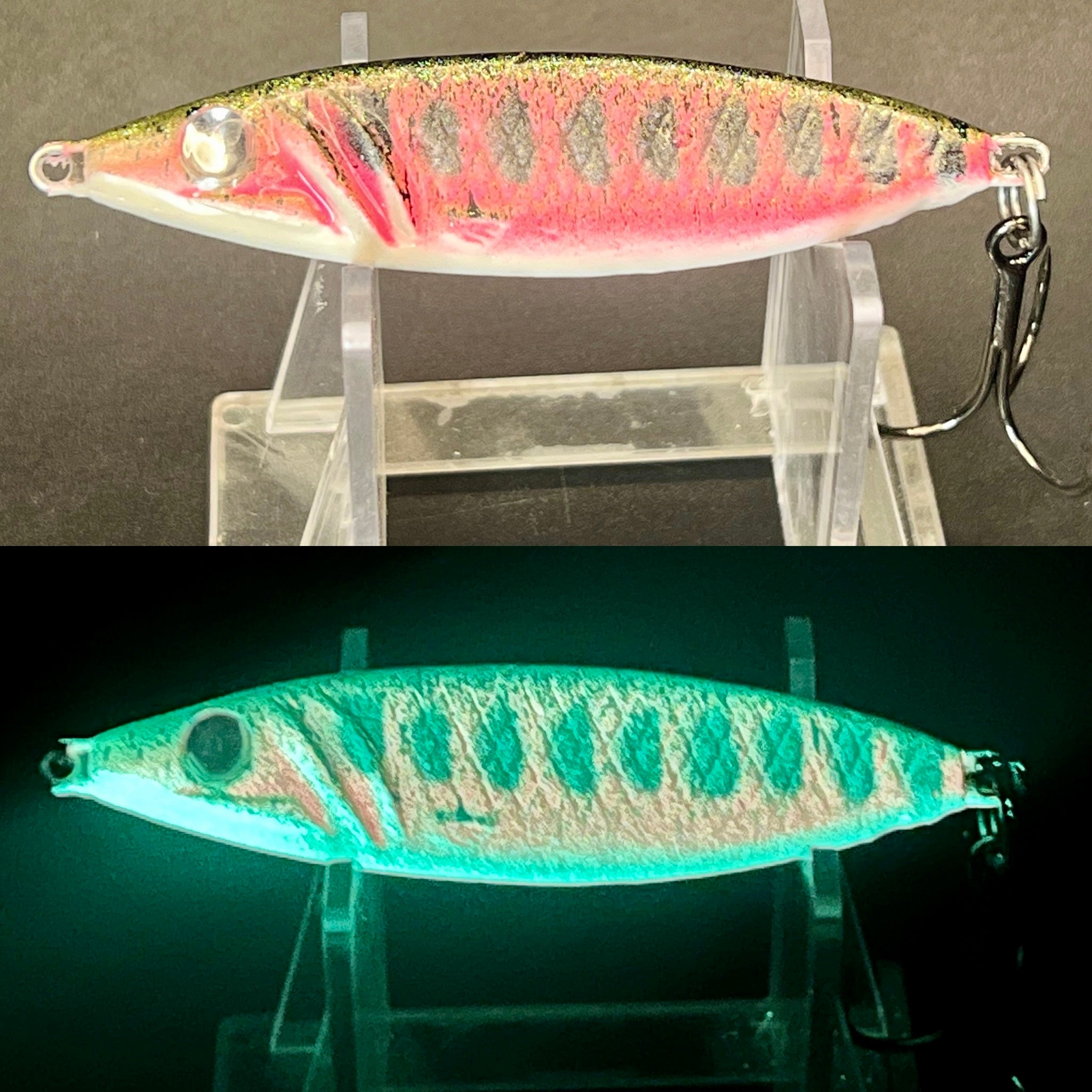 Smoltinator UV Glow 1.25 oz Salmon Jigging Spoon