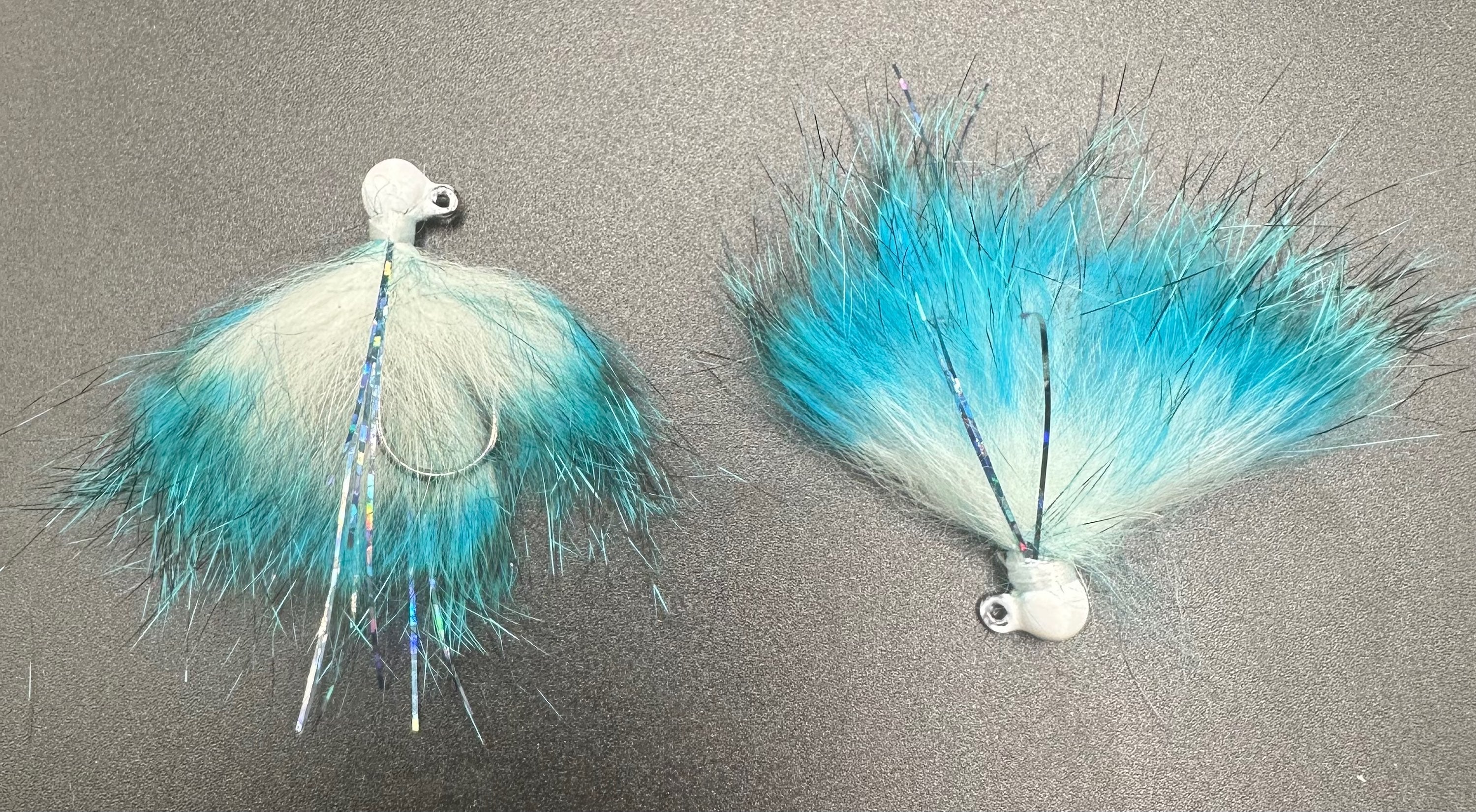Blue Steel 1/32 oz Steelhead Hair Jig  #4 Hook 2pack image 1