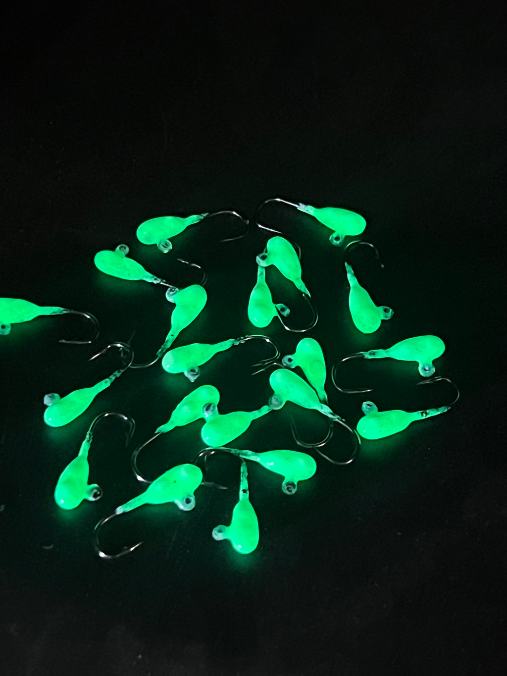 Glowzilla Triple Glow Triple UV 1/32oz Steelhead Tube Jig #6 3X Strong Hook image 0
