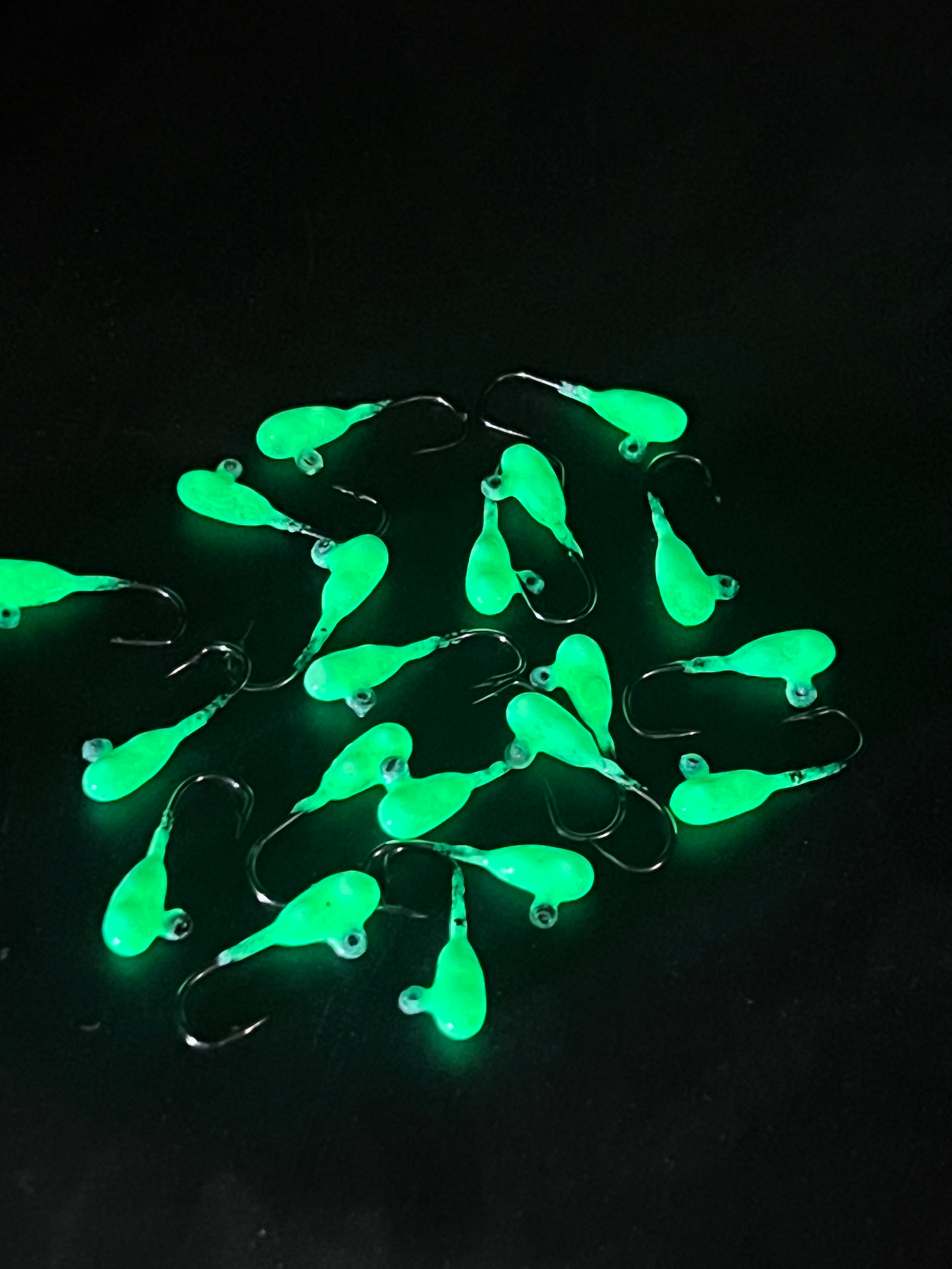 Glowzilla Triple Glow Triple UV 1/32oz Steelhead Tube Jig #6 3X Strong Hook image 0