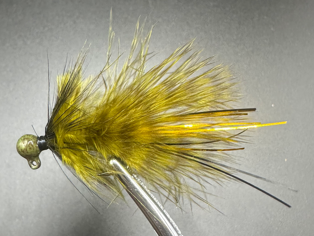 Tug Bug  1/32 oz Maribou Steelhead Jig  #4 3x Strong Voodoo Custom  Tackle Hook image 0