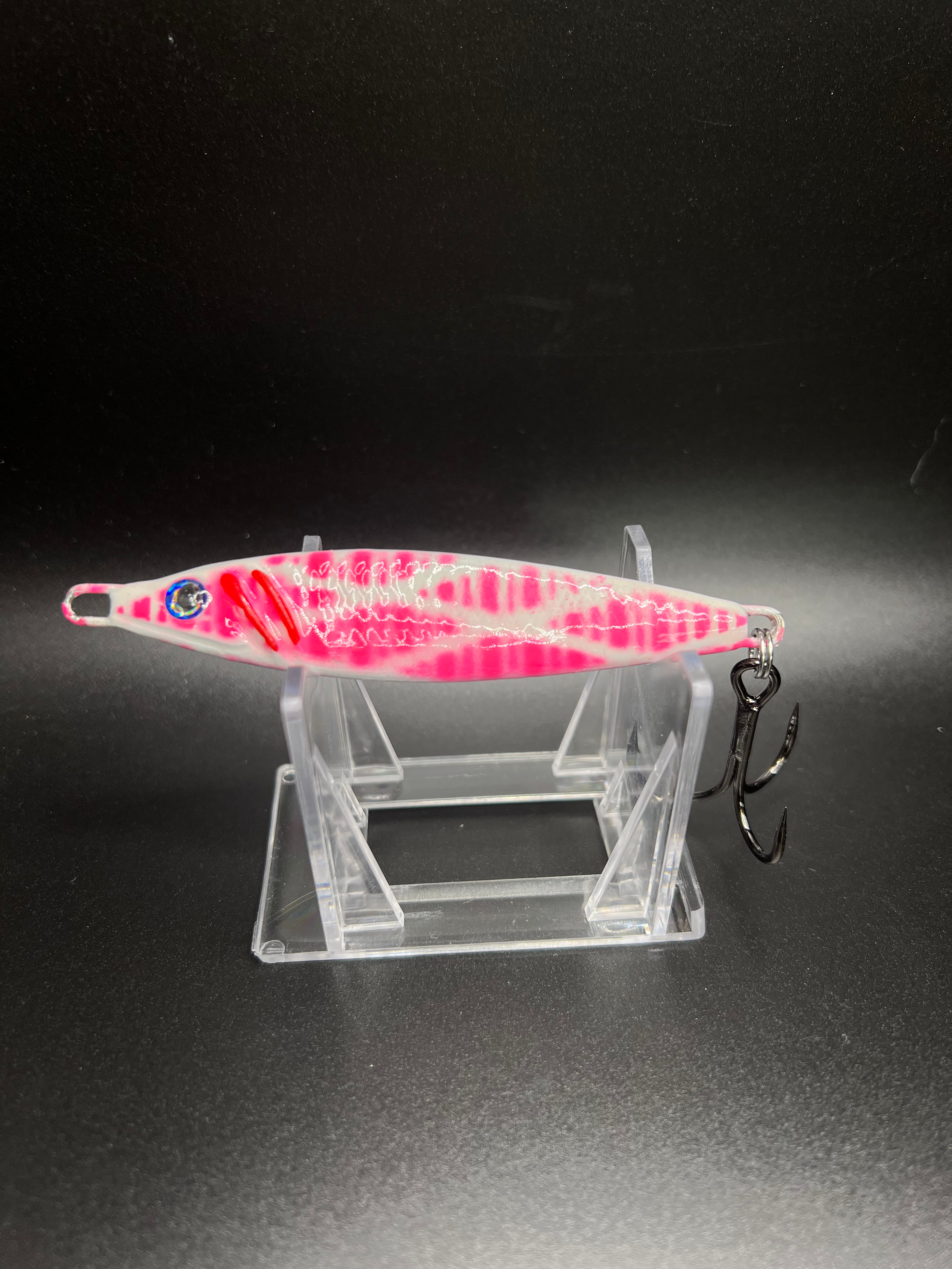 Fluke Fighters UV Double Glow 2 oz Jigging Spoon