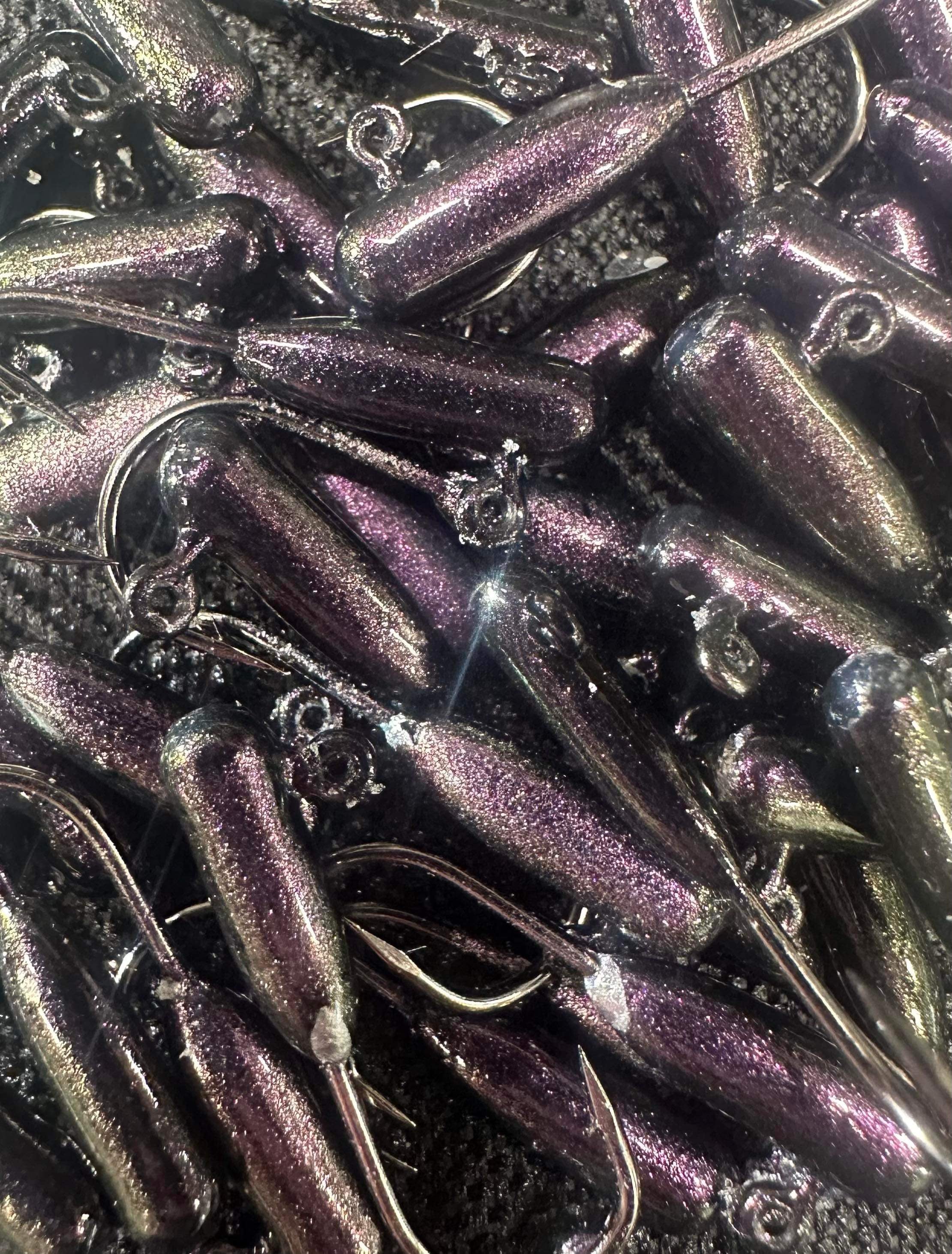 Purple Haze 1/16oz Steelhead Tube Jig #4 3X Strong Voodoo Hook image 0