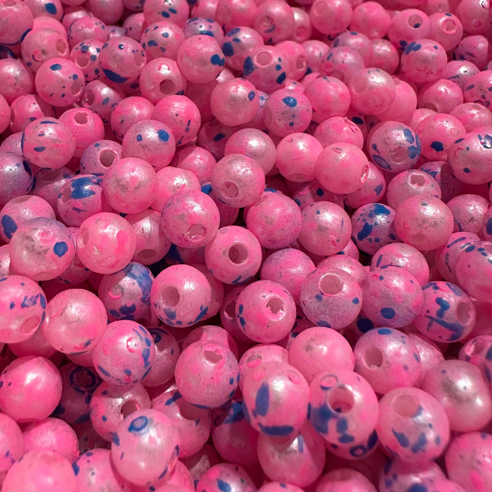 Spawnfetti UV Glow plastic fishing bead steelhead and salmon image 0