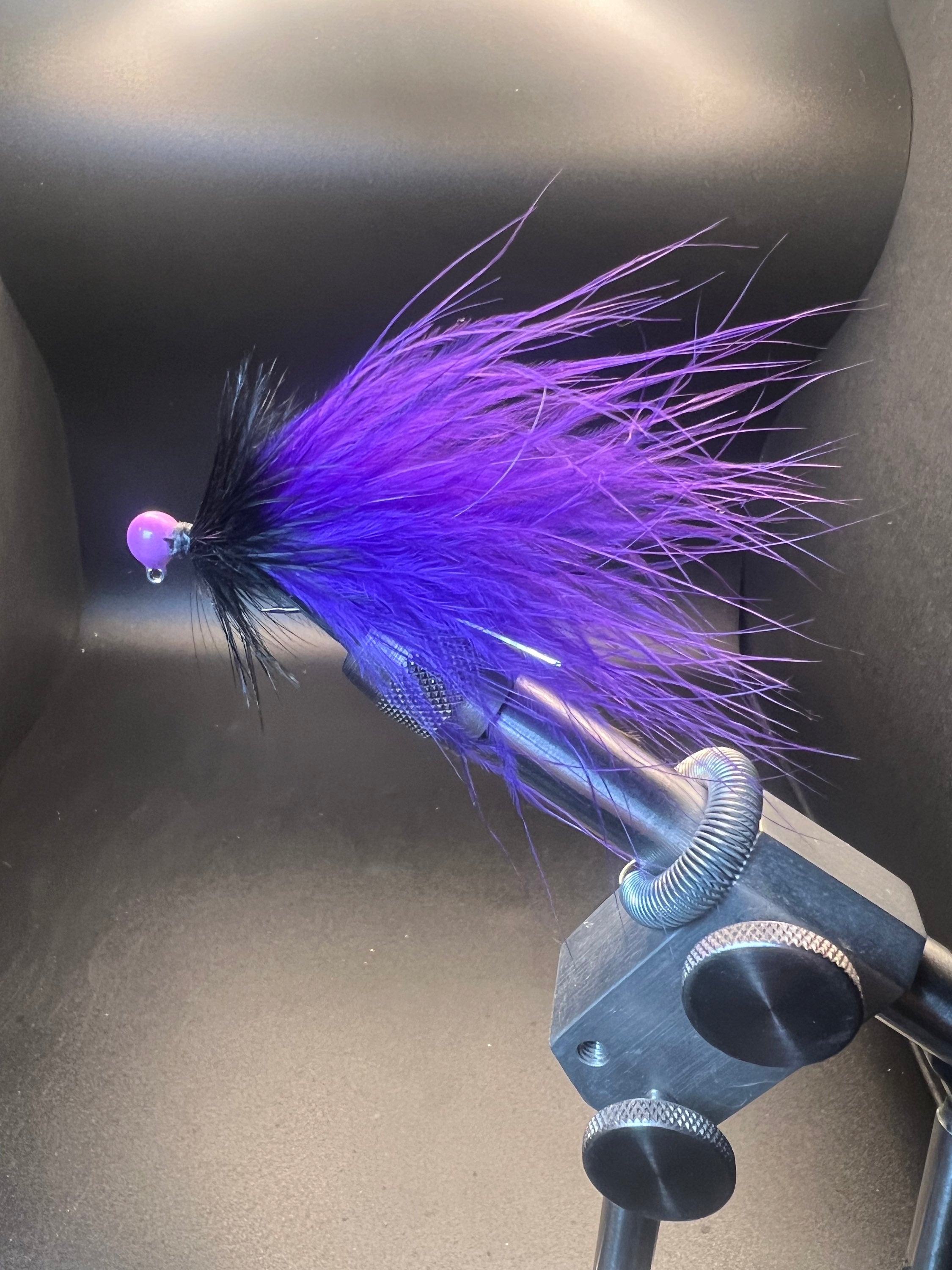 Purple Reign 1/16 oz Maribou Steelhead Jig  #4 Hook image 0