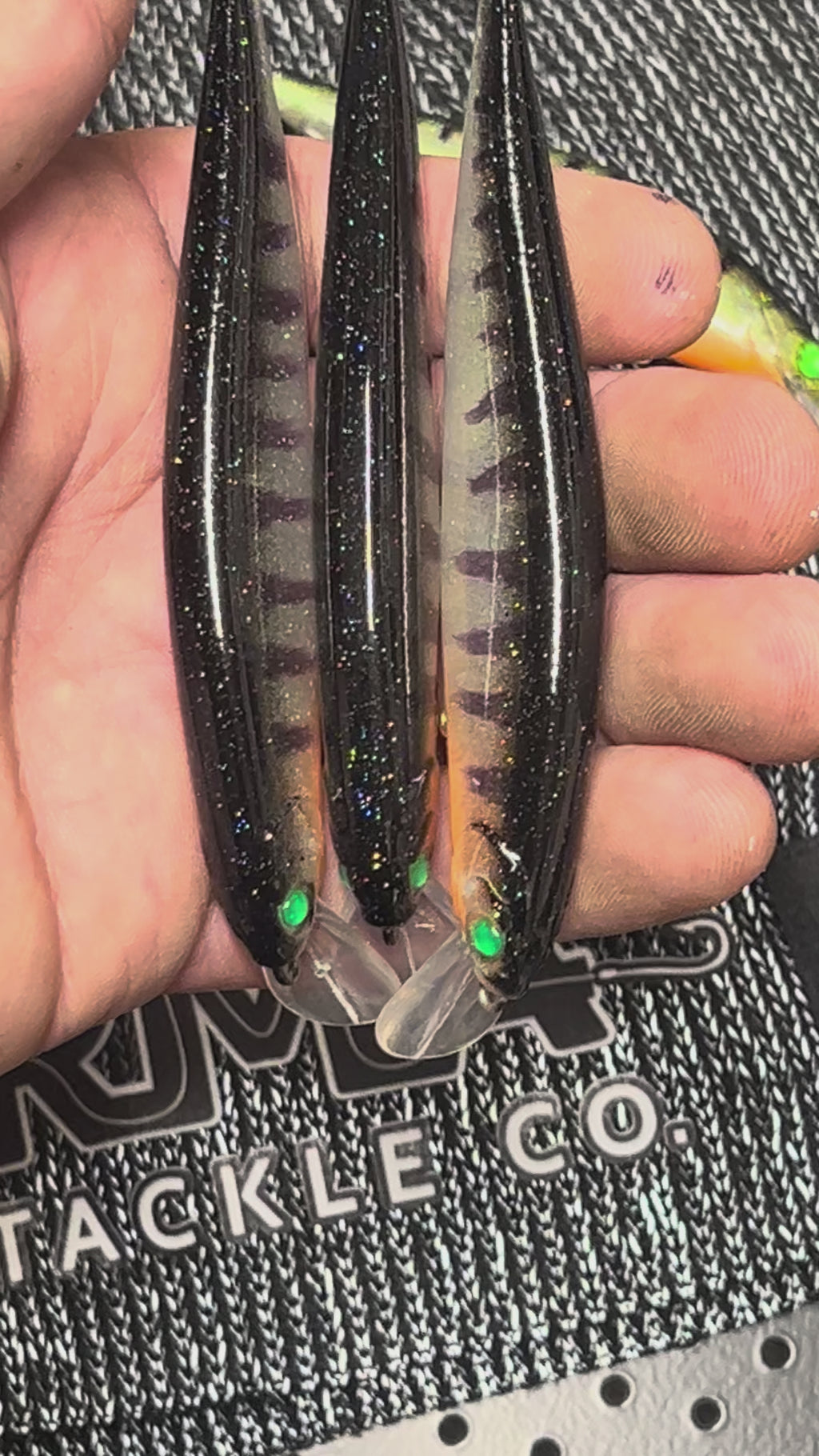 The Perchinator Clickbait Series UV 4.25 inch 1/2 oz Jerkbait