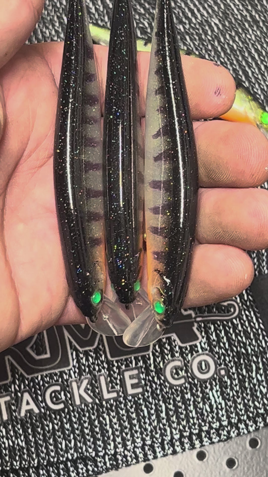 The Perchinator Clickbait Series UV 4.25 inch 1/2 oz Jerkbait